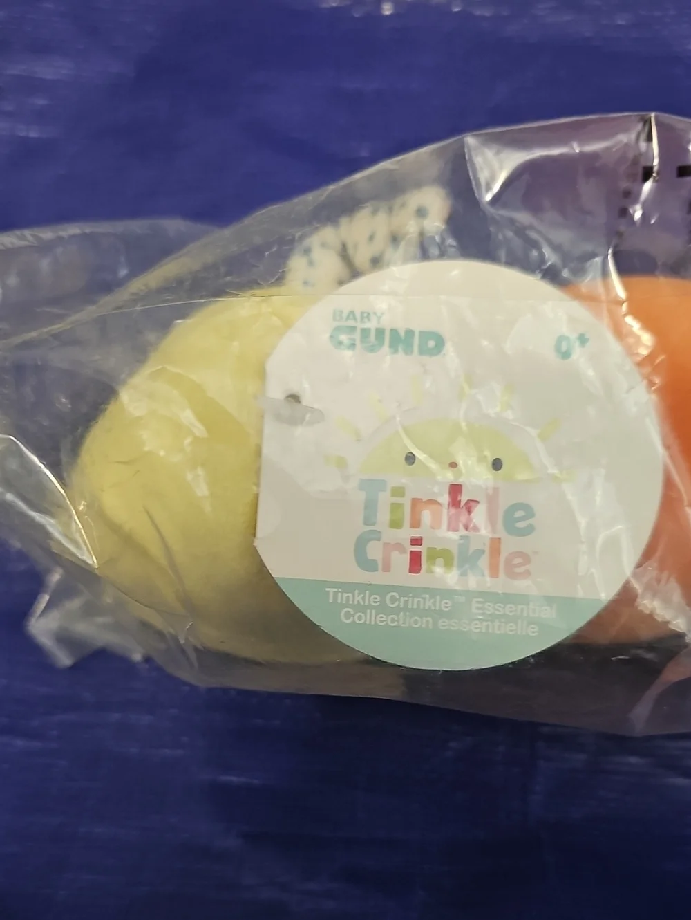 Baby Gund Tinkle Crinkle Cayerpillar Baby Toy